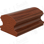 LJ6400 Brazilian Cherry Victorian Hardwood Handrail