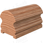 3" x 2-5/8" Red Oak Hampton Handrail Plowed 1-3/4" - LJ6519P