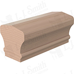 LJ6601 Hard Maple Challis Handrail