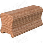 2" x 2-3/8" Red Oak Handrail Plowed 1-1/4" - LJ6A10P0