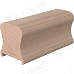 2" x 2-3/8" Hard Maple Handrail Plowed 1-3/4" - LJ6A10P1