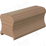 2" x 2-3/8" Poplar Handrail Plowed 1-3/4" - LJ6A10P1