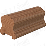 2" x 2-3/8" White Oak Handrail Plowed 1-1/4" - LJ6A10P0