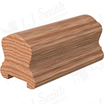 2" x 2-3/8" Red Oak Handrail Plowed 1-1/4" - LJ6A10P0