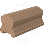 2" x 2-3/8" Poplar Handrail Plowed 1-1/4" - LJ6A10P0