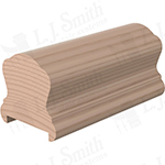 2" x 2-3/8" Hard Maple Handrail Plowed 1-3/4" - LJ6A10P1