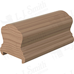 2" x 2-3/8" Poplar Handrail Plowed 1-3/4" - LJ6A10P1