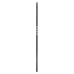 1/2" L.J. Smith Iron Square Baluster, Low Sheen Black LI-1TW44