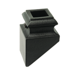 L.J. Smith 9/16" Aluminum Square Pitch Shoe With Set Screw LI-ALH05P, Oil Rubbed Bronze