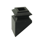 L.J. Smith 1/2" Aluminum Square Pitch Shoe With Set Screw LI-ALPSH02, Oil Rubbed Bronze