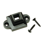 L.J. Smith 1/2" Aluminum Square Flat Shoe With Screw Down LI-ALSCRO5, Oil Rubbed Copper