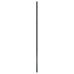 L.J.Smith 1/2" Hollow Iron Square Baluster LIH-HOLPLA44, Silver Vein