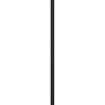 1/2" x 1-1/2" x 44" L.J. Smith Hollow Iron Baluster in Low Sheen Black