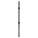 L.J. Smith 3/4" Hollow Iron Square Balusters LIH-MG2KNUC44, Oil Rubbed Copper