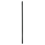 3/4" L.J. Smith Hollow Iron Square Balusters, Plain,  Low Sheen Black LIH-MGPLA44