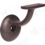 L.J. Smith Oil Rubbed Bronze Wall Rail Bracket