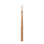 3" x 48" Natural Alder Rake Newel - LJ3513PT