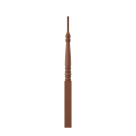 3" x 48" Cherry Rake Newel - LJ3513PT