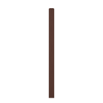 3-1/2" x 58" Walnut Intermediate Landing Newel - LJ4001