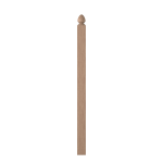 3-1/2" x 58" Hickory Second Floor Landing Newel - LJ4005