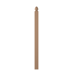 3-1/2" x 58" Poplar Second Floor Landing Newel - LJ4005