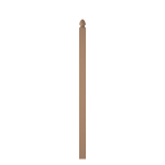 3-1/2" x 73" Poplar Intermediate Landing Newel - LJ4006