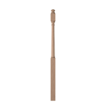 3" x 58" Hickory Long Utility Newel - LJ4042