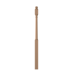3" x 58" Poplar Long Utility Newel - LJ4042