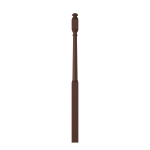 3" x 58" Walnut Long Utility Newel - LJ4042