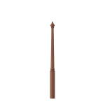 2-3/4" x 43" Cherry Over the Post Starting Newel - LJ4060