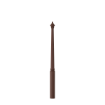 2-3/4" x 43" Walnut Over the Post Starting Newel - LJ4060