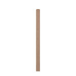 3" x 48" Hickory Short Utility Newel - LJ4110