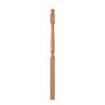 3" x 58" Red Oak Long Utility Newel - LJ4152