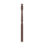 3" x 58" Walnut Long Utility Newel - LJ4152