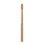 3-1/4" x 58" Natural Alder Long Utility Newel - LJ4182