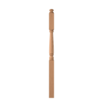 3-1/4" x 58" Natural Alder Second Floor Landing Newel - LJ4185