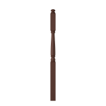 3-1/4" x 58" Walnut Second Floor Landing Newel - LJ4185