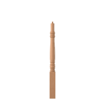 3-1/4" x 43" Natural Alder Short Utility Newel - LJ4270