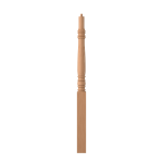 3-1/4" x 50" Natural Alder Long Utility Newel - LJ4274