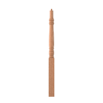 3-1/4" x 50" Red Oak Long Utility Newel - LJ42748