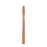 3-1/2" x 48" Red Oak Short Utility Newel - LJ4500