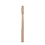 3-1/2" x 48" Maple Short Utility Newel - LJ45008