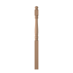 3-1/2" x 58" Poplar Short Utility Newel - LJ4504