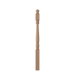 3-7/16" x 48" Poplar Short Utility Newel - LJ4600