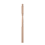 3" x 58" Hard Maple Second Floor Landing Newel - LJ4603