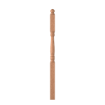 3" x 58" Red Oak Second Floor Landing Newel - LJ4603