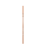 1-1/4" Hard Maple Hampton Square Top Baluster LJ5004