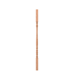 1-1/4" Red Oak Hampton Square Top Baluster LJ5004