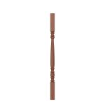 1-3/4" Cherry Hampton Square Top Baluster LJ5005