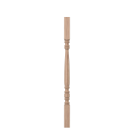 1-3/4" Hickory Hampton Square Top Baluster LJ5005